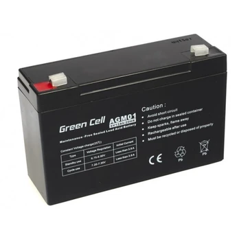 GREENCELL Battery AGM 6V12AH | AGM01