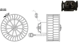 Vidaus pūtiklis MAHLE AB44000S