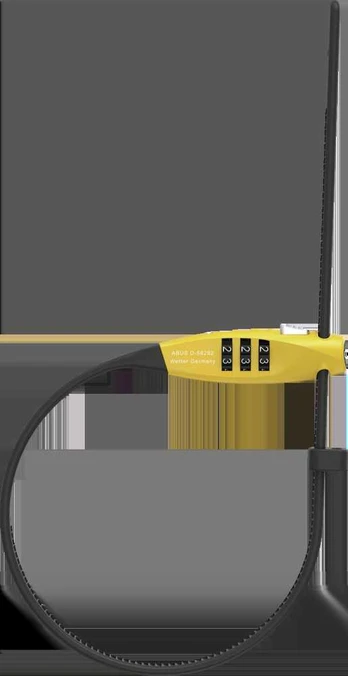 Abus CombiFlex™ TravelGuard spyna | Geltona