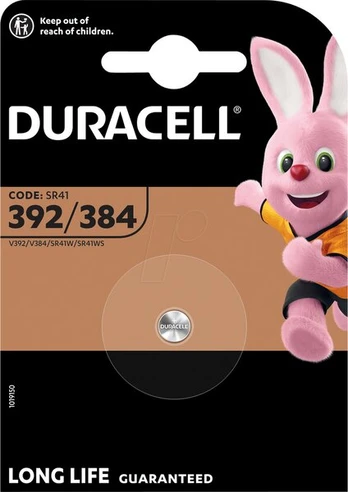 Duracell baterija SR 392 / 384 SR41SW, 1 vnt