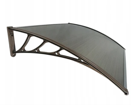 Stogelis virš durų Metal-gum, 150x100 cm, rudas