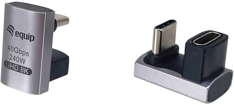 Equip Adapteris USB 4.0 -> USB-C 40Gbps, 240W PD, 2er-Pack gr