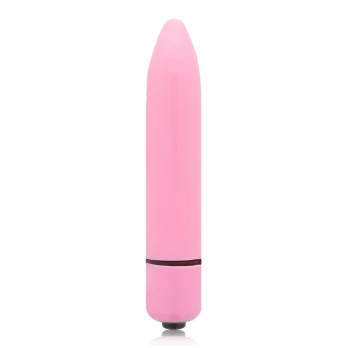 Vibratorius GLOSSY THIN VIBRATOR ROSE
