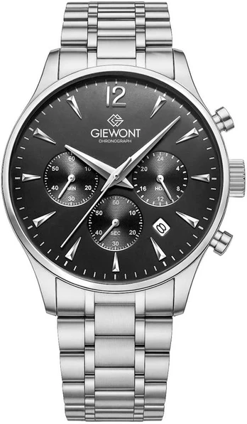 Vyriškas laikrodis Giewont Chronograph Sapphire Sidabrinė GW6310-B2