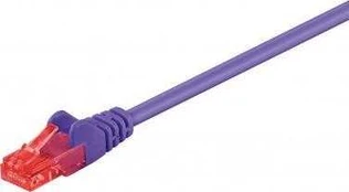 Goobay Goobay CAT 6 Komutacinis kabelis U/UTP Violetinė 3m
