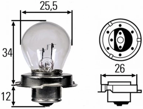 Lemputė HELLA 8GA 008 899-061