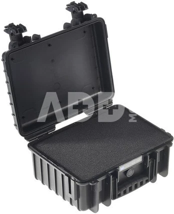 B&W International Type 3000 black incl. pre-cut foam