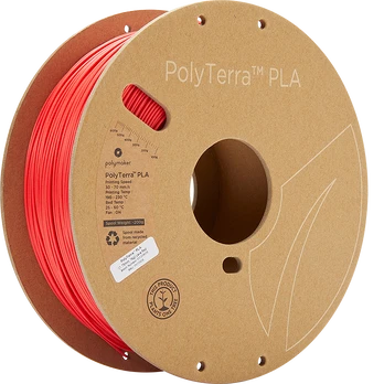 Polymaker PolyTerra PLA - 1kg - 1.75mm - Lava Raudona