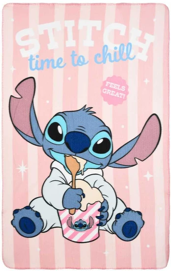 Disney Lilo ir Stitch flisinė antklodė 100x150cm