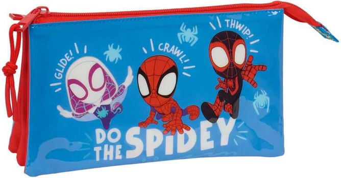 Safta Marvel Spidey triple pencil case