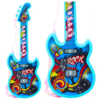 Žaislinė elektrinė gitara vaikams, 29 cm, mėlyna