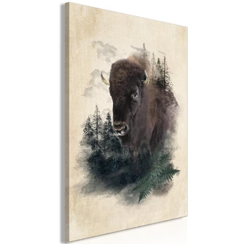 Artgeist Paveikslas - Stately Buffalo (1 Part) Vertical