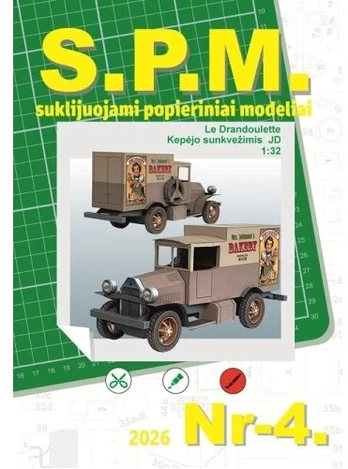 Wmc Models Popierinis kepėjo sunkvežimio modelis Le Drandoulette 1/32, SPM 04/2026