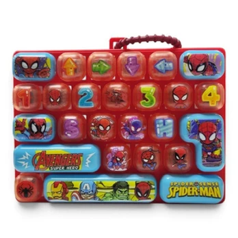 Raudonas sensorinis žaislas – klaviatūra „Spider - Man“