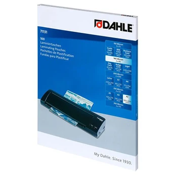 A3 laminavimo vokeliai 80 mikronų, 100 vnt. (DAHLE)