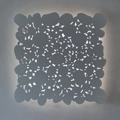 "Martinelli Luce Cellule" LED sieninis šviestuvas 60x60cm