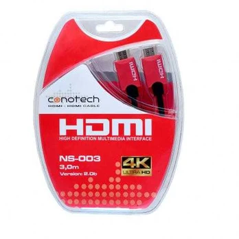 Kabelis Hdmi Conotech NS-003 2.0 B 4K 3m