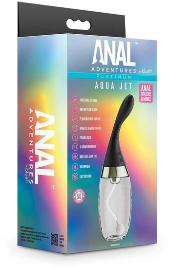 Blush Platininis Aqua Jet Analinis Nuotykis, Juodas