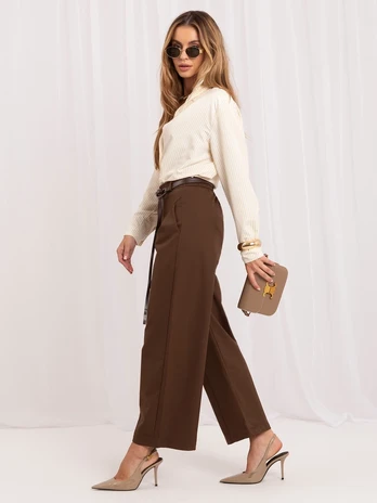 Italy Moda Kelnės-IR-SP-YV054B.24-ruda