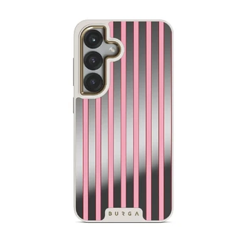 Strawberry Jam - Samsung Galaxy S25 Case, Elite Mirror Light (Magnetic) / Gold