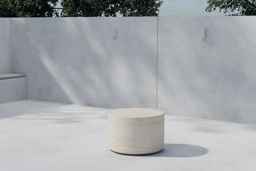 Venture Design Šoninis staliukas Lissabon 60 cm Smėlio spalvos