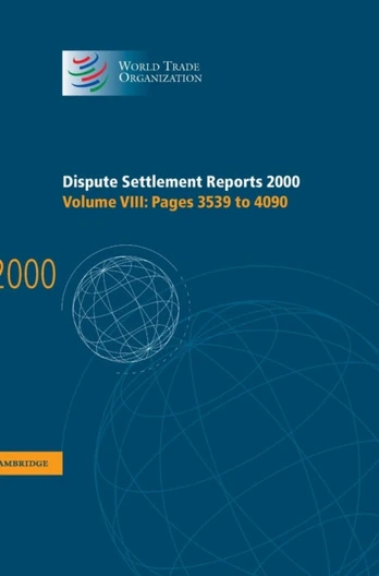 Dispute Settlement Reports 2000: Volume 8, Pages 3539-4090