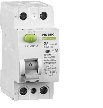 Noark Residual current circuit breakers Ex9L-N 2P 25A 30mA