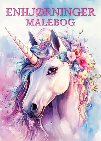 Forlaget Tukan Unicorn Coloring Book