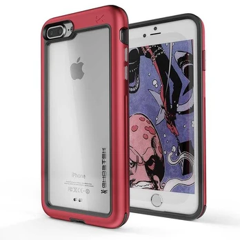 Ghostek Dėklas Atomic Slim Apple iPhone 7 Plus 8 Plus czerwo