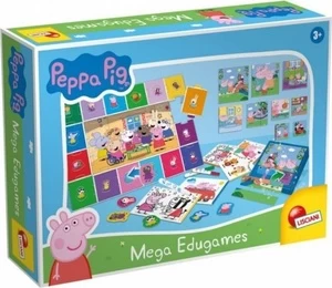 Lavinimo žaislas Lisciani Peppa Pig Mega Edugames 484291, įvairių spalvų