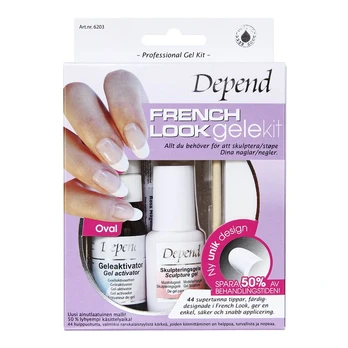 Depend French Look gel nail set Oval
