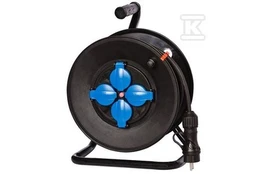 F Elektro PRZEDŁ.40M IP44 OW3X1,5 BĘBEN GN.4X230