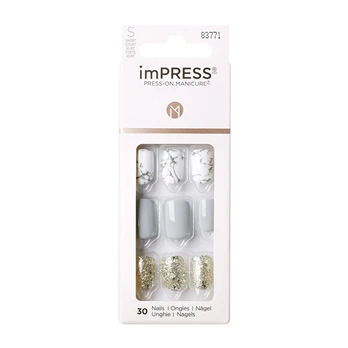 KISS Self-adhesive nails imPRESS Knock Out 30 pcs Moterims