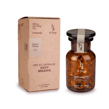 H Drop Sixty Breaths CBD Kapsulės