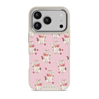 Maneki Neko - iPhone 17 Pro Case, Elite Light (MagSafe) / Silver