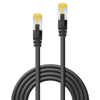 Lindy RJ-45/RJ-45 kat.7 S/FTP Juodas 0.5m (47306)
