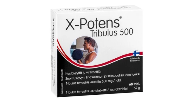 X-POTENS TRIBULUS vyrams, 60 tablečių HANKINTATUKKU