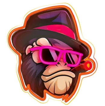 Neoninis ART LED GANGSTA MONKEY daugiaspalvis FLA03 Forever Light