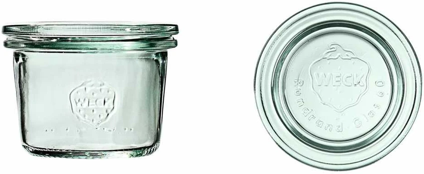 Weck stiklainiai su dangteliais, 12x80 ml