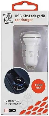 2GO USB KFZ-Ladegerät Universal USB - baltas