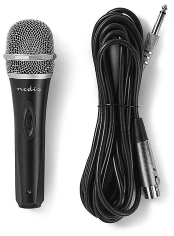 Nedis MPWD50BK Microphone / 5m / Black