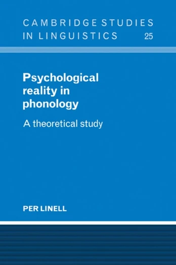 Psychological Reality in Phonology