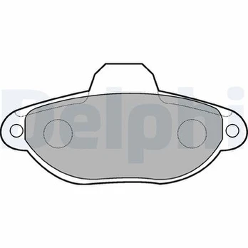 DELPHI LP0851 Brake pad set