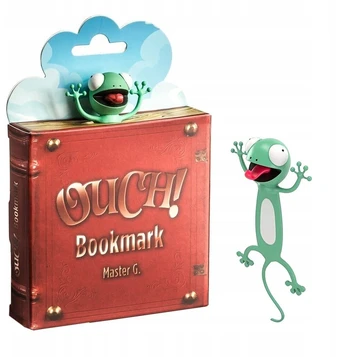 Knygos skirtukas 3d driežas gekonas