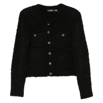 Bomberis moterims, Juoda, Sweater-jacket