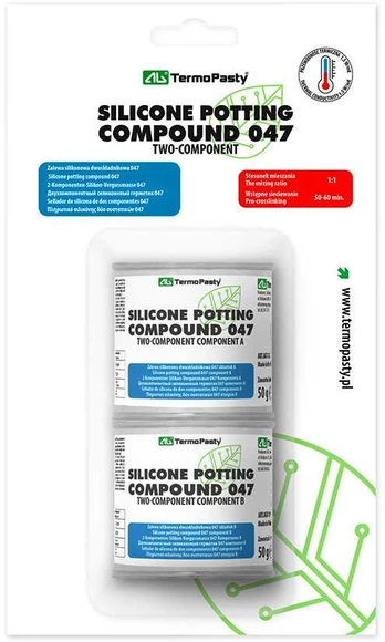 Blow TermoPasty Dvikomponentis silikoninis užpildas 047 100g