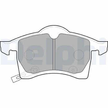 DELPHI LP1309 Brake pad set
