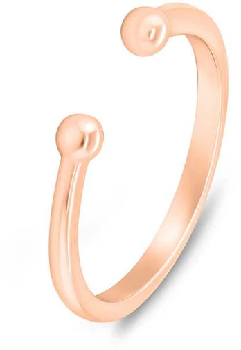 Brilio Silver Brilio Sidabrinis Minimalist open bronze ring RI104R