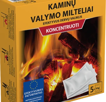 Kaminų valymo milteliai HANSA, 5 x 50g