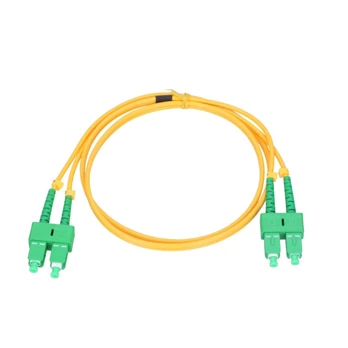 Extralink SC/APC-SC/APC | Patchcord | PVC, Vieno režimo, Dvipusis, G.657A, 3mm, 3m